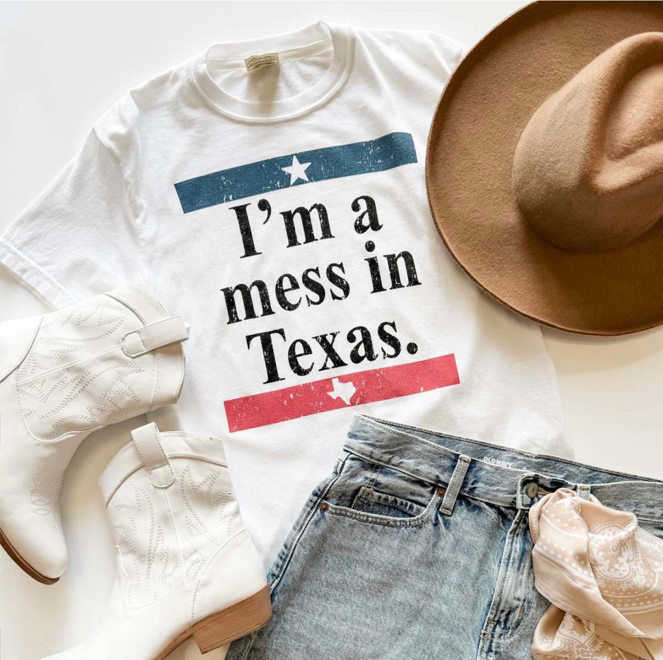 I’m a Mess in Texas Tee