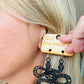 Black Snake Earrings