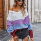 Savannah Colorblock Slouchy Sweater