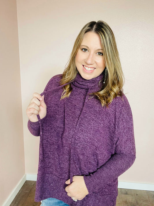 Comfy Cowl Neck Sweater